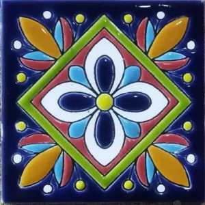 کاشی معرق کاشان (طرح گل و بوته)