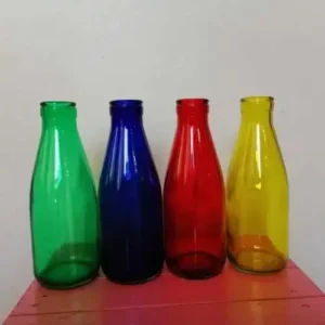 گلدان شیشه‌ای رنگین‌کمانی اصفهان