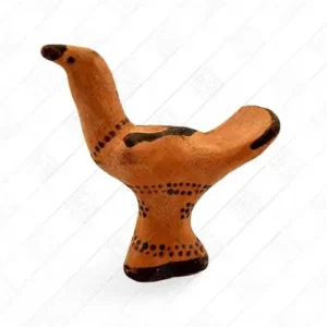 تندیس پرنده سفالی کلپورگان